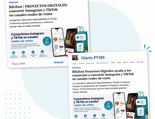 BIGfoot | Proyectos Digitales aparece en prensa: convertir Instagram y TikTok en canales reales de venta